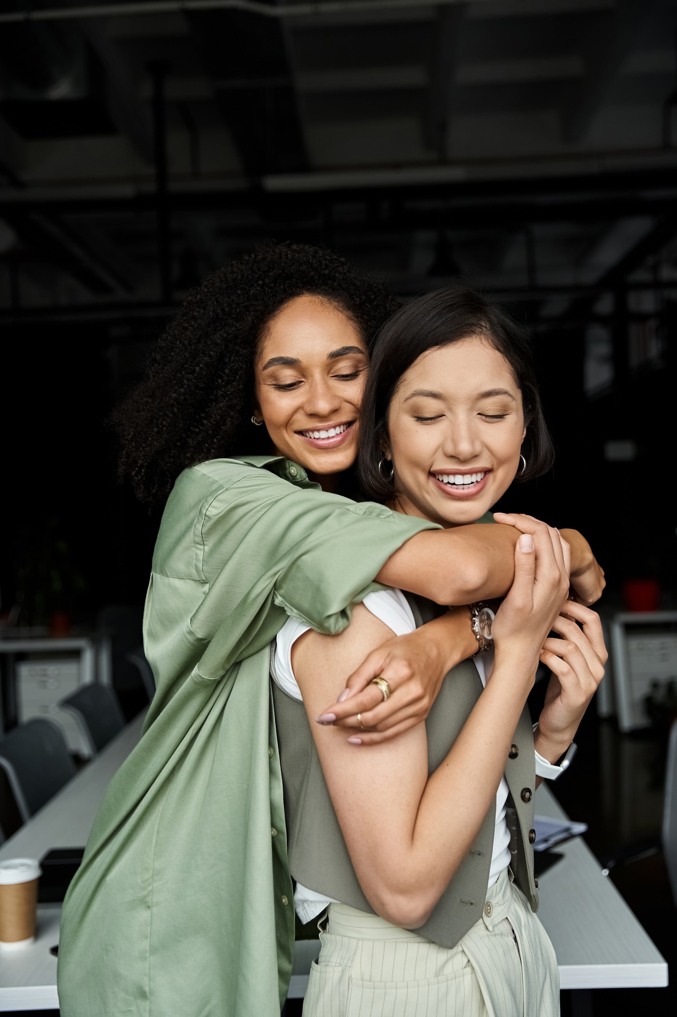 Office Love: A Warm Embrace in the Workplace